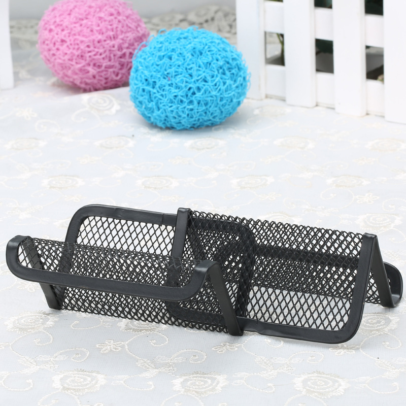 Desktop office supplies barbed wire mesh business card holder, household goods anti-rust business card holder business card case mobile phone holder