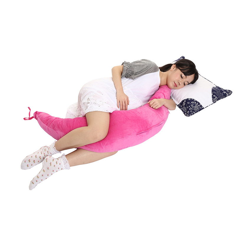 New Pregnant Women Pillow Waist Pillow Velvet Pillow Pregnant Mother Breastfeeding Pillow Large Edition Removable and Washable Multicolor