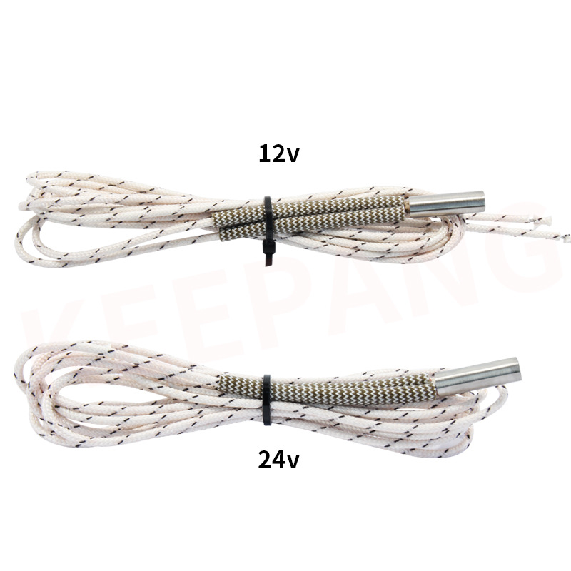 Qipang 3D printer accessories 6*20 heating tube heating tube 12V50W 24V50w single head heating rod