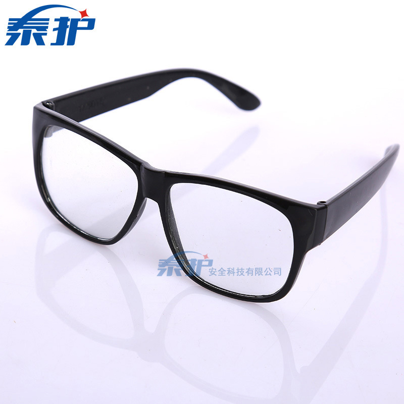 Protective Glasses, Flat Polished, Dust-Proof, Labor Protection, Welding, Strong Light Welding, Impact-Proof, Splash-Proof Dust Goggles