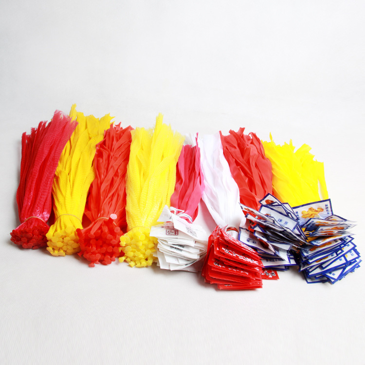 5 Pack Garlic Mesh Bag Net Bag Ginger Vegetable Fruit Packaging Mesh Bag Plastic Nylon Garlic Mesh Wholesale