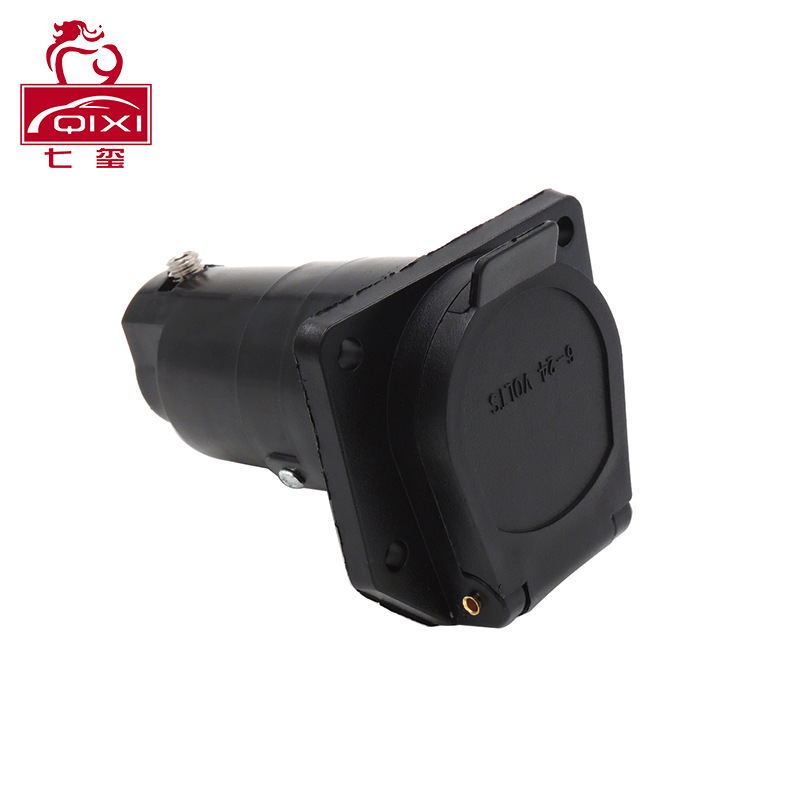 American Car 7-hole plug trailer adapter truck interface RV power cord socket connector
