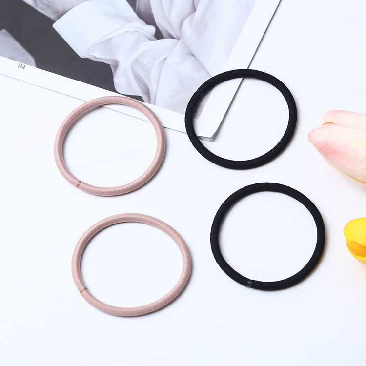 Basic Seamless Hair Ties for Adults, Fashionable and Simple Hair Bands, Direct Supply from Manufacturer, Voluminous