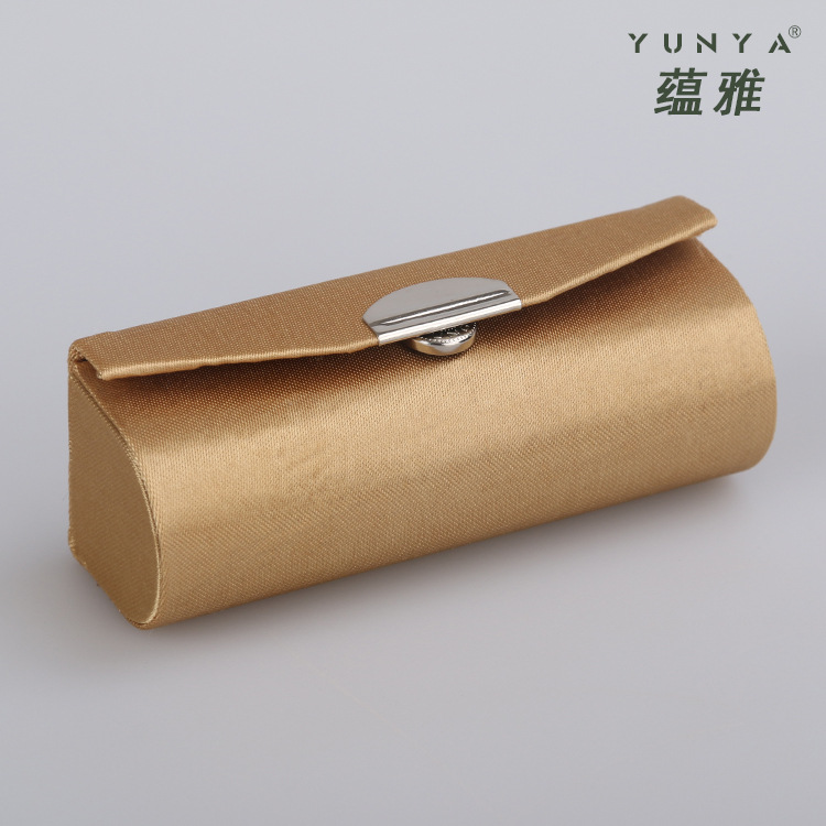 Satin Single Lipstick Box Wholesale Supply Yunya Brand Fashion Box Advertising Gift