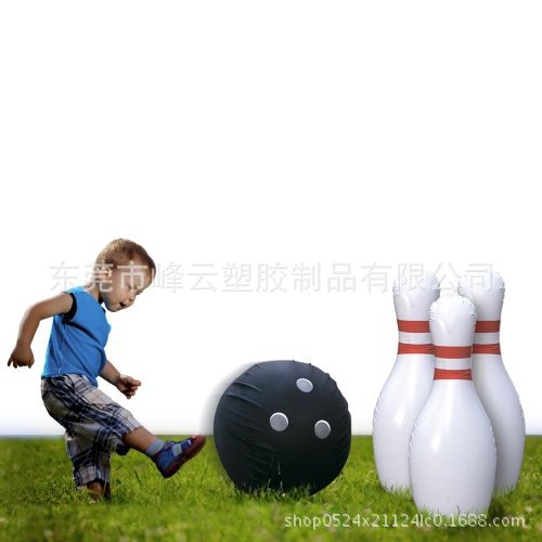 Professional Dongguan Manufacturer Produces Pvc Inflatable Bowling Toy Penguin Ball Kidsren's Home Bowling Set