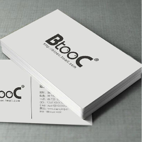 Что такое покрытая бумага, печать различных специальных бумажных визиток производителей