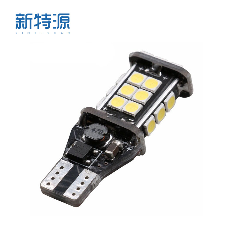 New reversing light T15 3030 24 light highlight instrument light wide pressure LED decoding light 921 reversing light