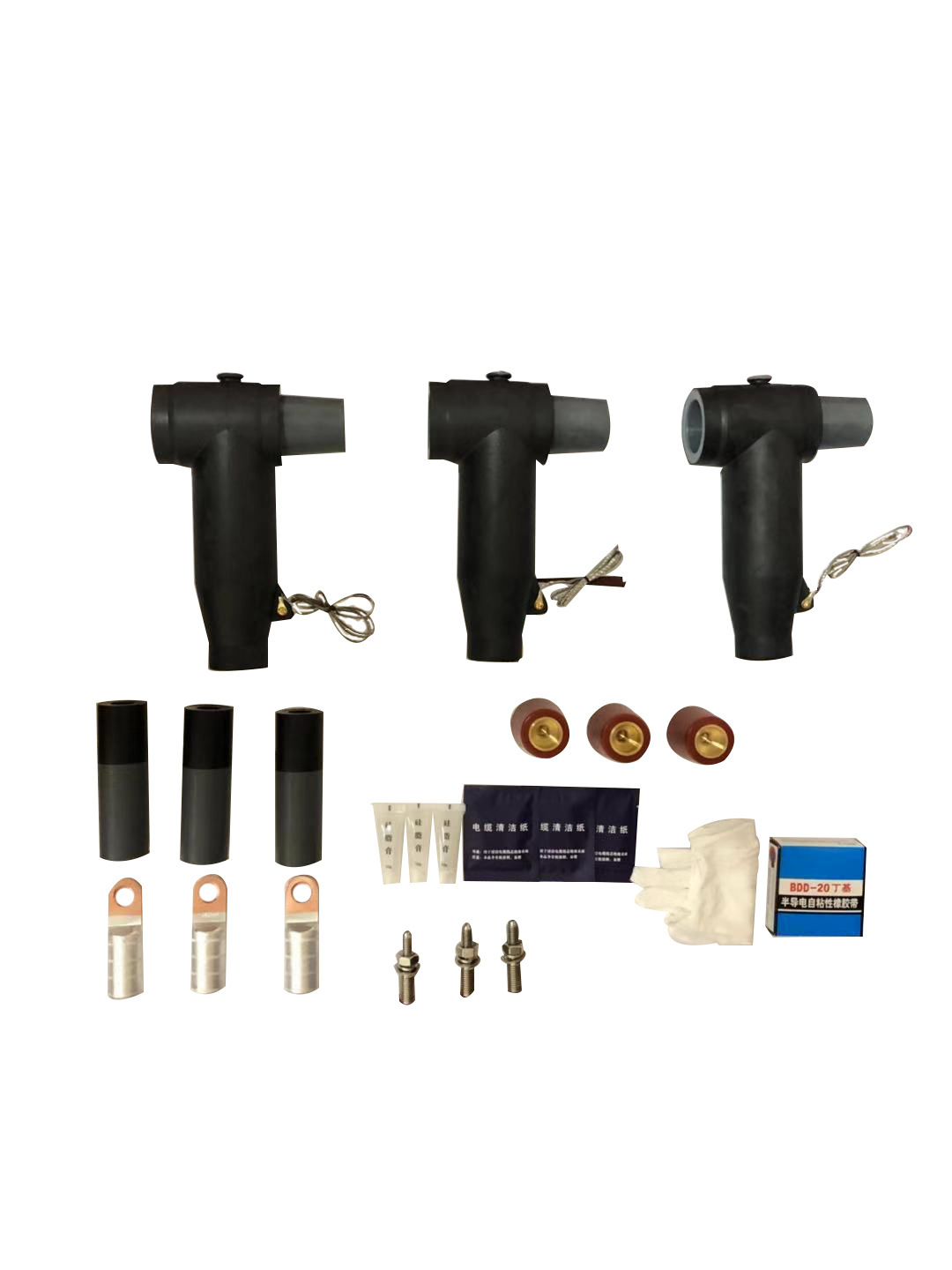 Cable branch box plug head European plug head 10KV European T cable plug head