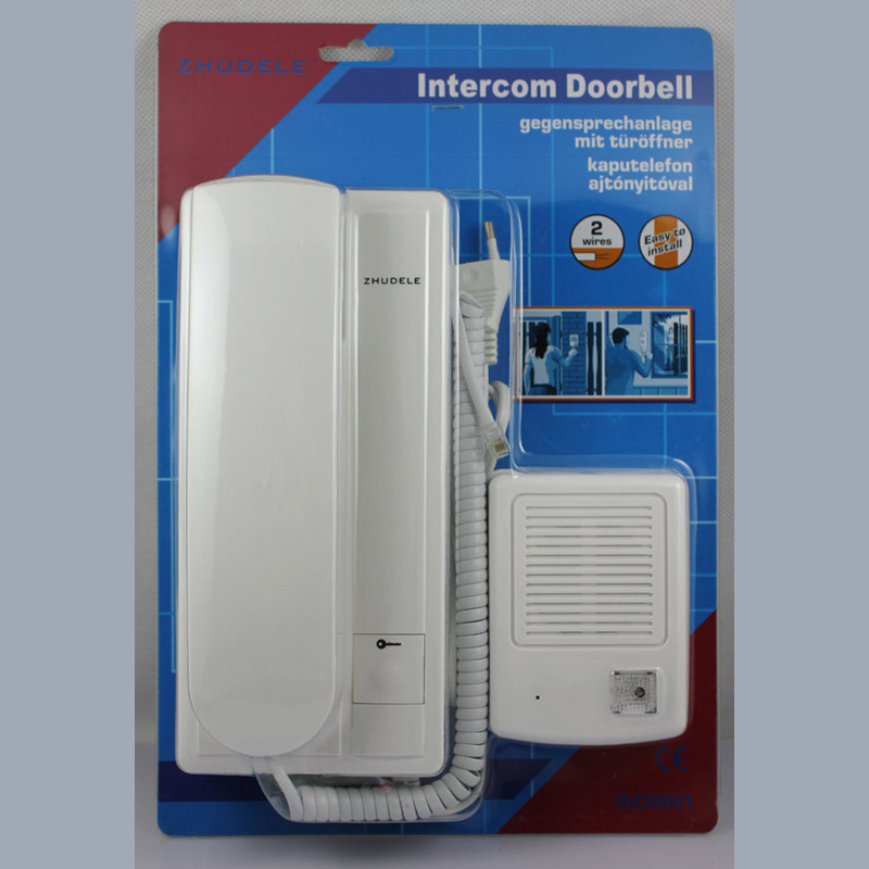 Sandele non-visual building intercom single household unlocking intercom doorbell electronic control door opening ZDL-3208