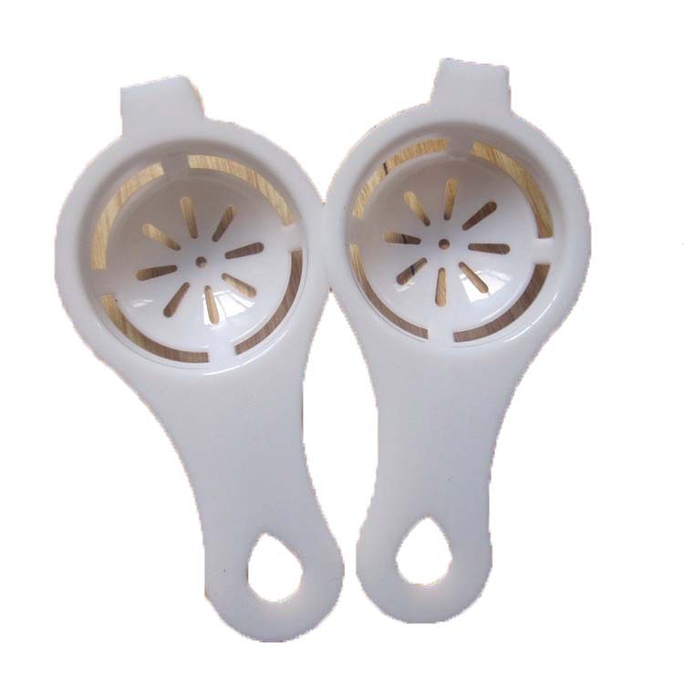 Wholesale Egg White Separator Egg Separator Egg Separator New Plastic Pure White Odorless DIY Baking Tools