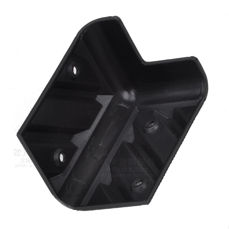 A material thickened speaker plastic corner decoration corner stage speaker corner protection anti-wear corner protection with screws