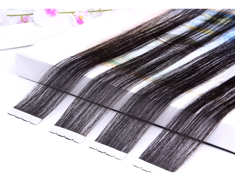 Seamless hair extension piece real hair nano hair extension self hair extension wig female long straight hair invisible wig one piece hair replacement