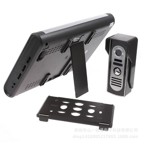 MOUNTAINONE Villa household 7-inch wired color visual intercom doorbell infrared night vision rainproof