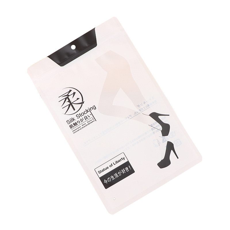 New socks pantyhose stockings leggings universal packaging bag self-sealing zipper bag chain bag in stock wholesale