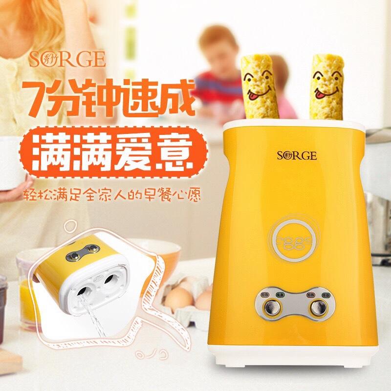 Корейская машина для яиц, мини, двухбаррельная, для яичных рулетов и сосисок