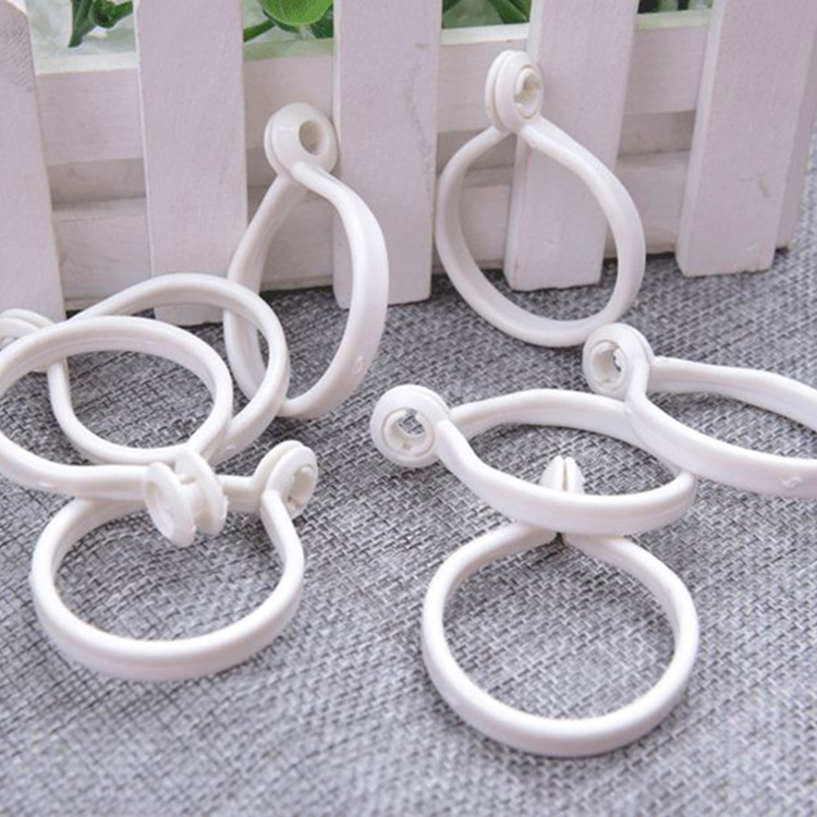 Self-produced curtain live buckle ring open hanging ring hanging ring shower curtain plastic closed ring buckle curtain clip hook