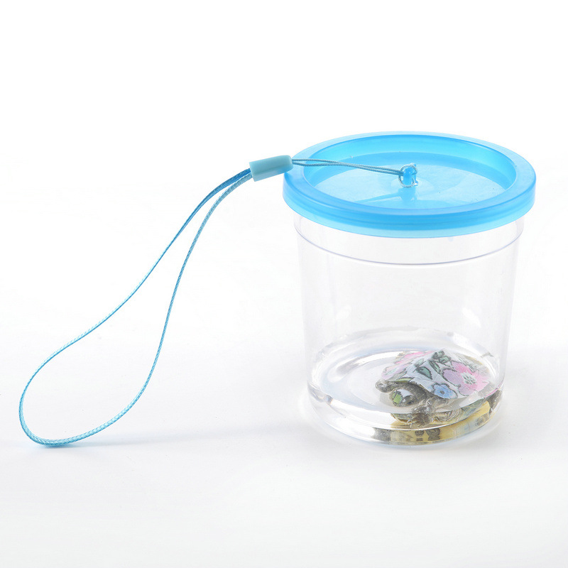 With portable Betta cup jellyfish Cup wholesale insect children's toys ornamental small fish box turtle box