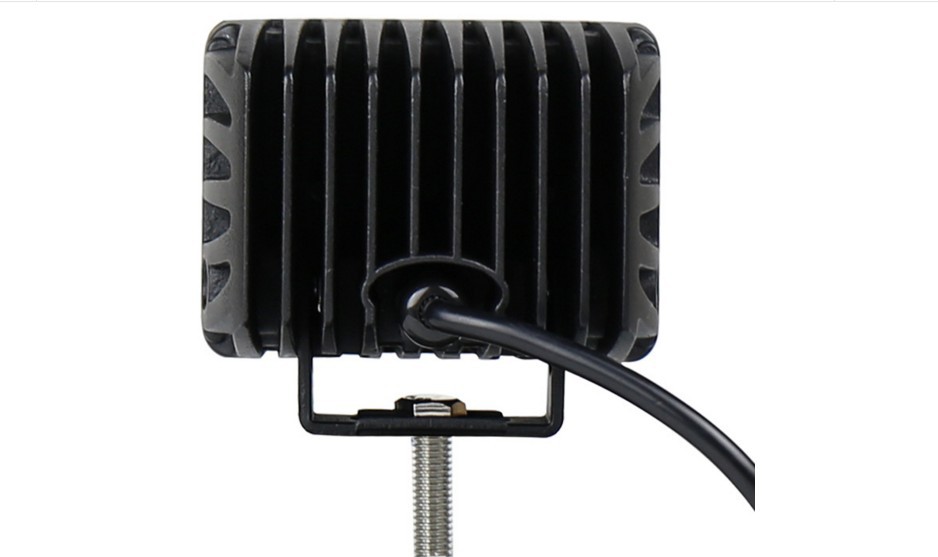 Blue light red light led car light flash two-color yellow three-side luminous work light warning light a column 36W spotlight