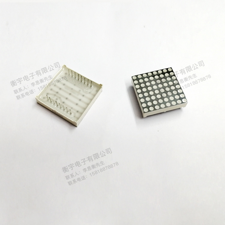 Ф 3mm 8*8 dot array 1088BS red light highlight Ф 3mm 8 * 8led dot matrix red light