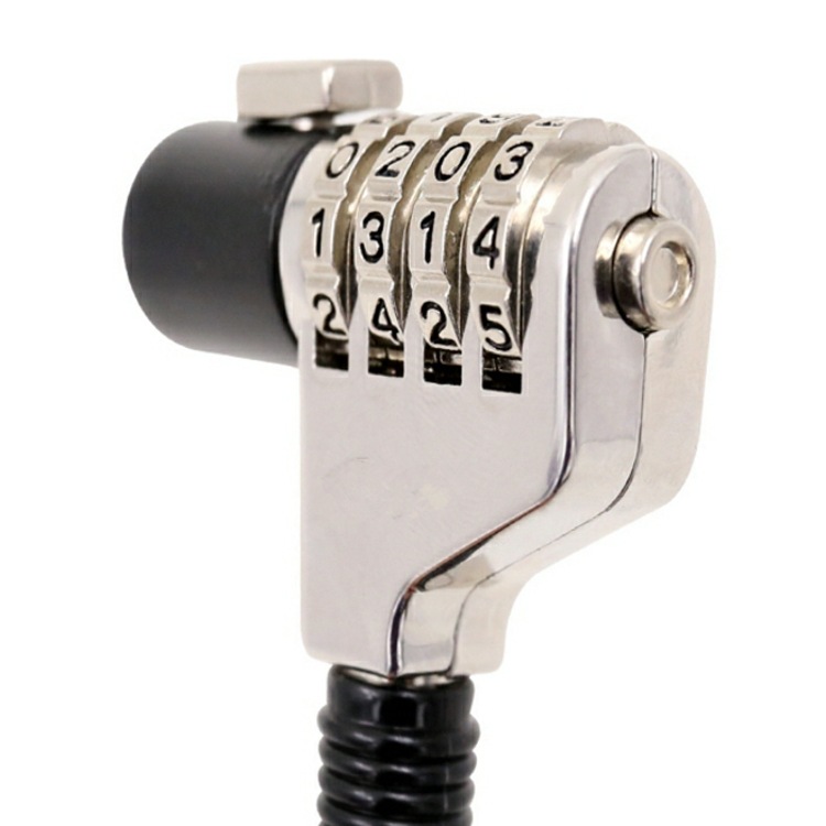 New laptop lock black computer password lock password computer lock steel computer lock projector lock