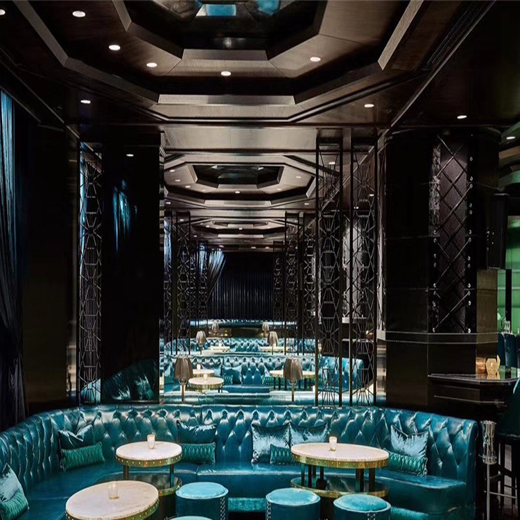 Light Luxury KTV Sofa Bar Sofa Customized Modern Bar Leather Sofa Customized Box Sofa Customized