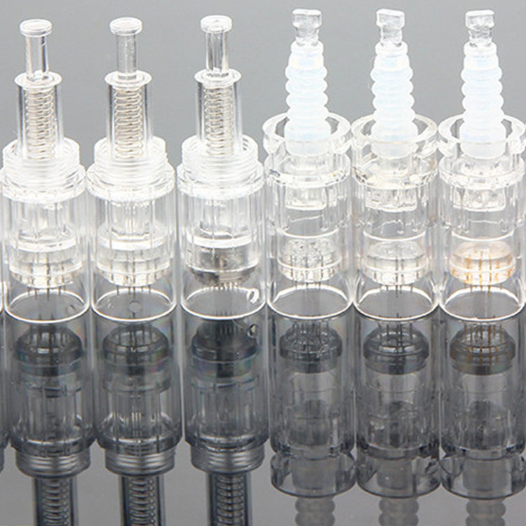 Электрическая игла с микронеделями, спиральный байонет, 12-игольная, 36-игольная, круглая кристаллическая нано микрокристаллическая головка