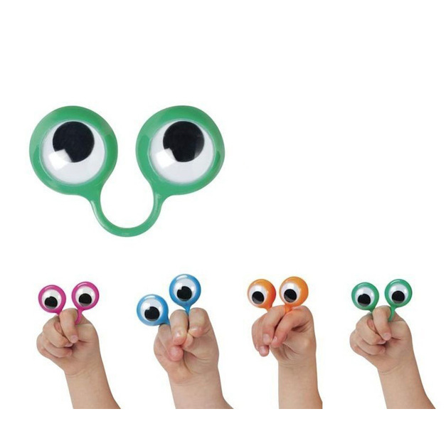 Professional Manufacturing Halloween Toys Mini Finger Big Eyes Ring Gacha Big Toys Small Toys Small Gifts