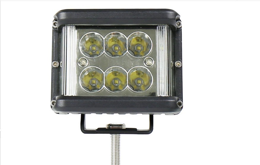 Синий и красный светодиодный автомобильный фонарь с двумя цветами, желтый, трехсторонний светящийся рабочий фонарь, предупреждающий свет, колонка 36W прожектор