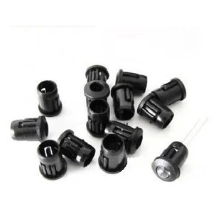 3mm Single Long Lamp Holder Lamp Holder F5 Long Buckle Black Lampshade Plastic Without Lamp 10Mm/8Mm Lamp Holder