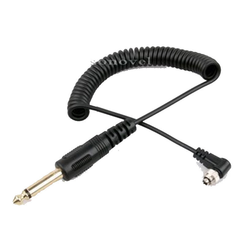 Синхронный шнур вспышки, PC к 6.35, прямое соединение камеры и вспышки 30-100см