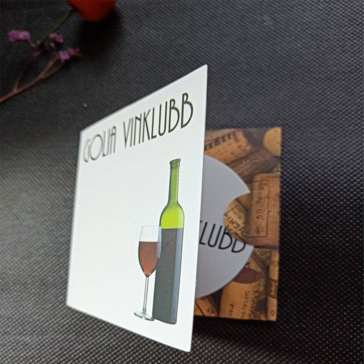 Professional wine pourer foreign wine sparkling wine brand promotion paper card food grade round drainage piece printable logo