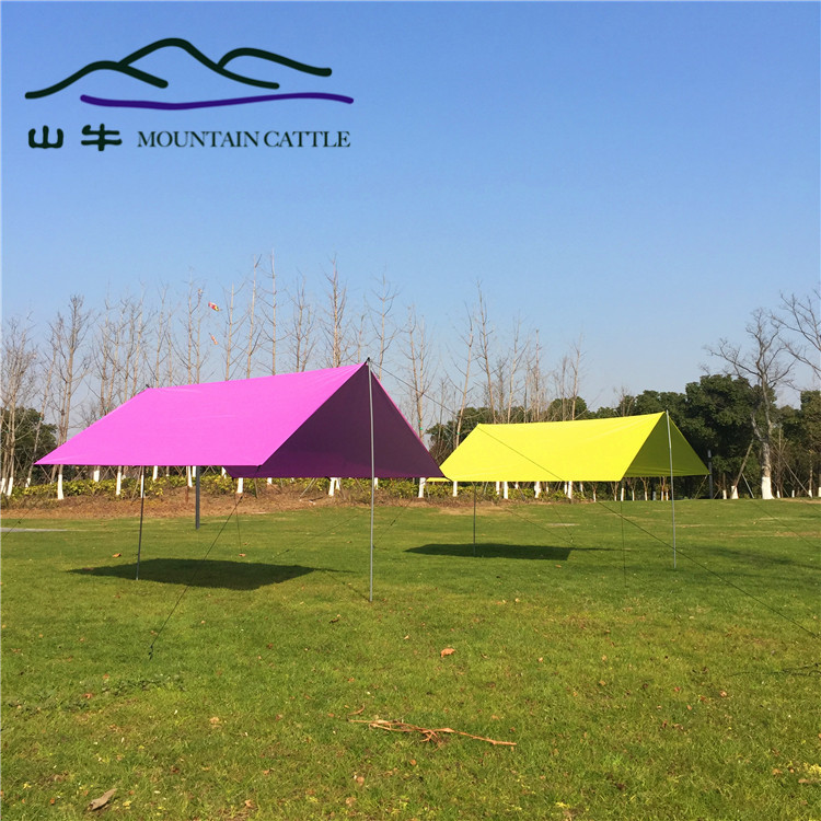 Палатка 3*3 м без стержней, уличный навес, защитный мат