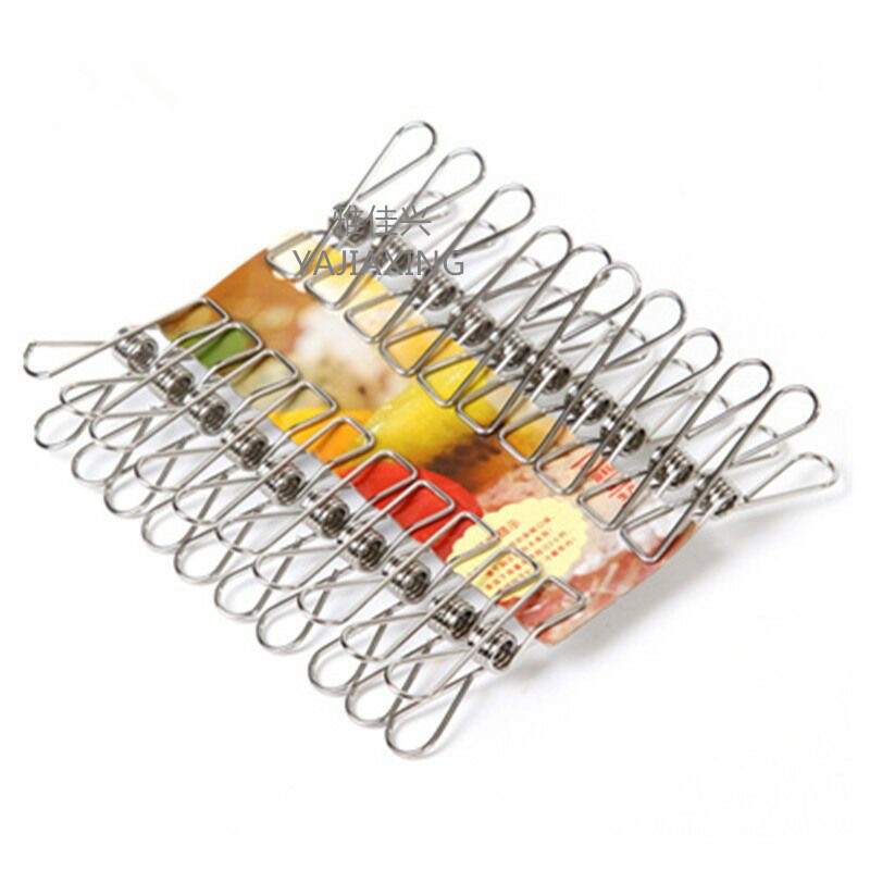 Малый зажим из нержавеющей стали, ветронепроницаемый, зажим для носок и одеял