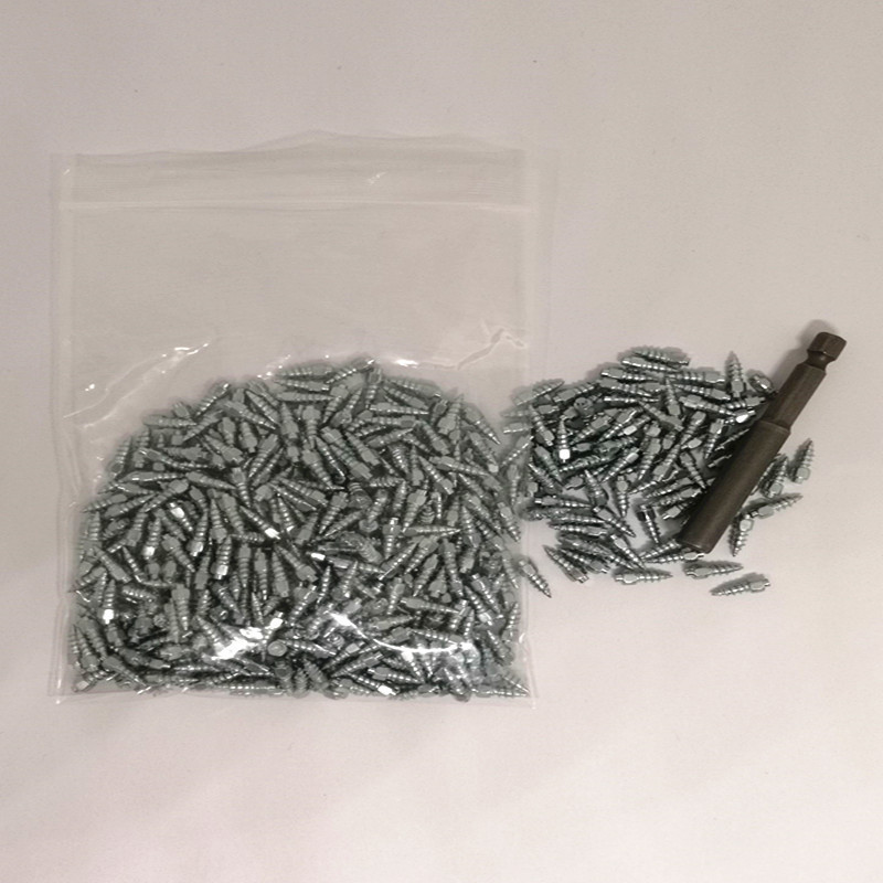 Car Winter Abrasion Resistant Tungsten Steel 500Pcs/4*12mm with Installation Tools Car Non-slip Tire Snow Tire Nail