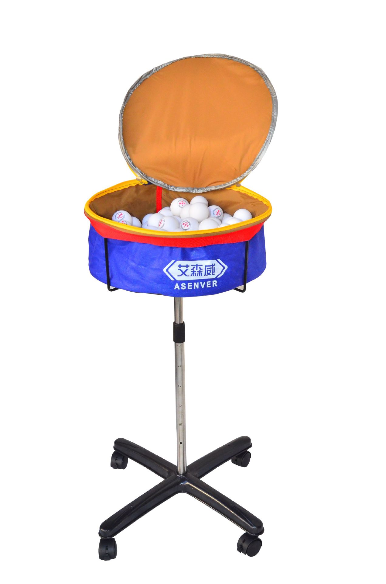 Eisenway table tennis multi-ball basin table tennis trainer mobile multi-ball basket set net serve Basin