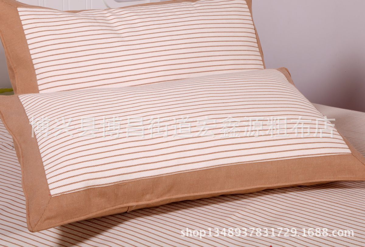 Refreshing summer wholesale old coarse cloth Four Seasons blanket mat big edging three-piece cotton blanket three-piece multi-color