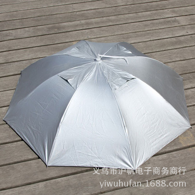 30% Fold Large Travel Umbrella UV Protection Fishing Cap Umbrella Printable Advertising Gift LOGO Export Foreign Trade Head Umbrella
