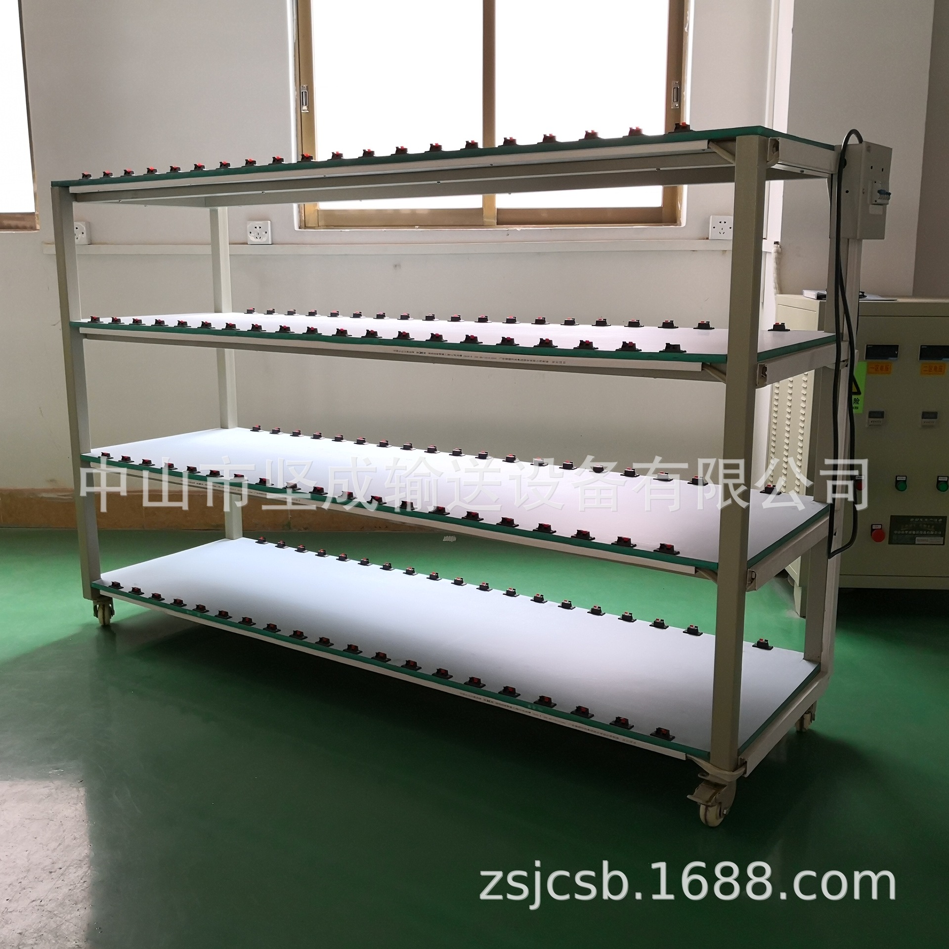 Zhongshan Manufacturer Direct Sales Downlight Aging Rack with Impact Street Light Aging Rack Rail Light Aging Rack Multi-Function