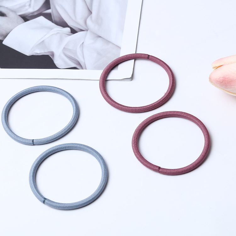 Basic Seamless Hair Ties for Adults, Fashionable and Simple Hair Bands, Direct Supply from Manufacturer, Voluminous