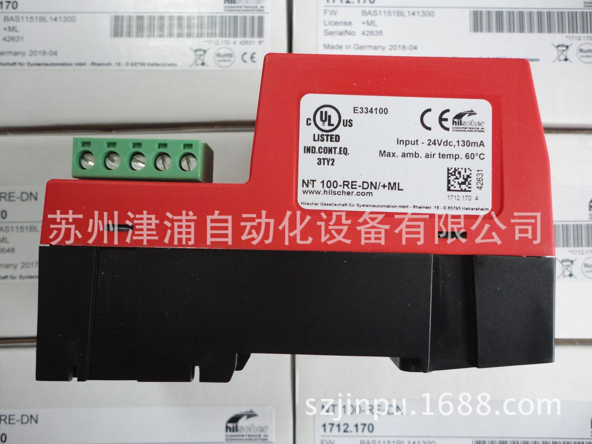 hilscher's REal-time Ethernet DeviceNet Gateway NT 100-re-DN