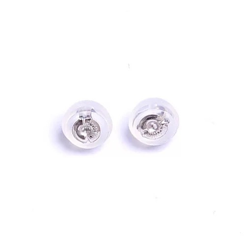 Wholesale plastic bag silver plug 925 sterling silver earplugs earplugs earplugs are firm and not easy to deform, not easy to loosen and not change color