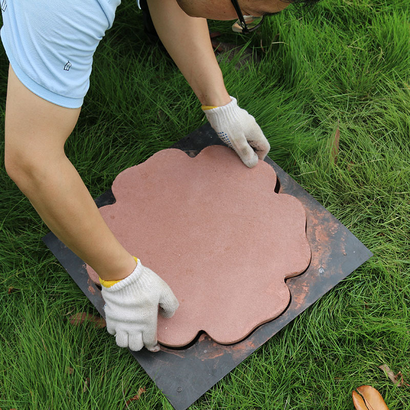New Ting Bu Stone Mould diy Cement Paving Mould Floor Tile pavement mold Plastic Film Factory Wholesale