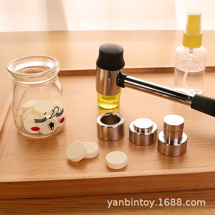 Машина для таблеток из молока, бытовая, небольшая, ручная, инструмент для изготовления таблеток из молочного порошка, форма для таблеток из молока