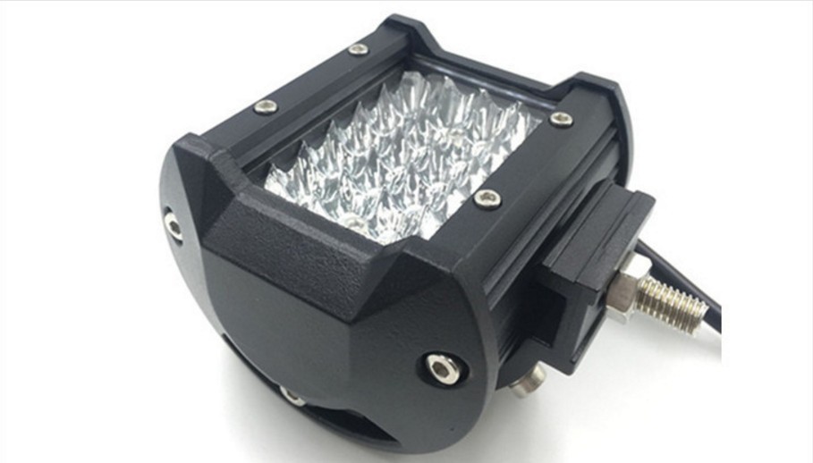 Cross-border dedicated 4-inch 4-row 72W work light spotlight strip light car off-road vehicle top front bumper spotlight