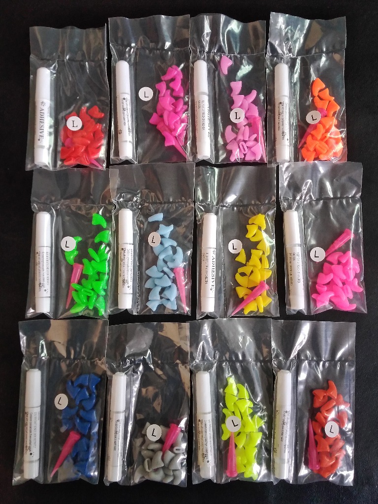 Накладки для ногтей, защитные накладки для домашних животных