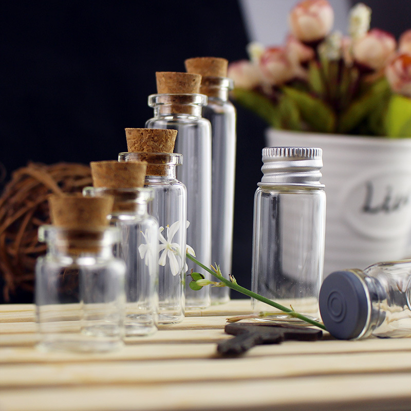 Кораблик с пожеланиями мини алюминиевая крышка стеклянная бутылка для декора прозрачная маленькая бутылка звездное небо бутылка Силин