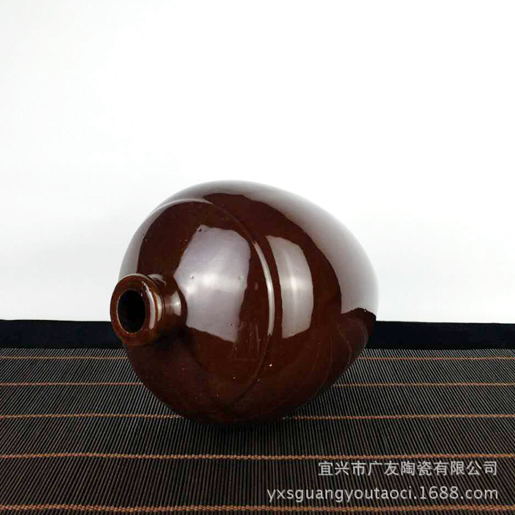 1.0kg Red Glaze Light Jar Ceramic Wine Jar Wine Bottle Wine Set Yixing Retro Wine Bottle Antique Wine Bottle