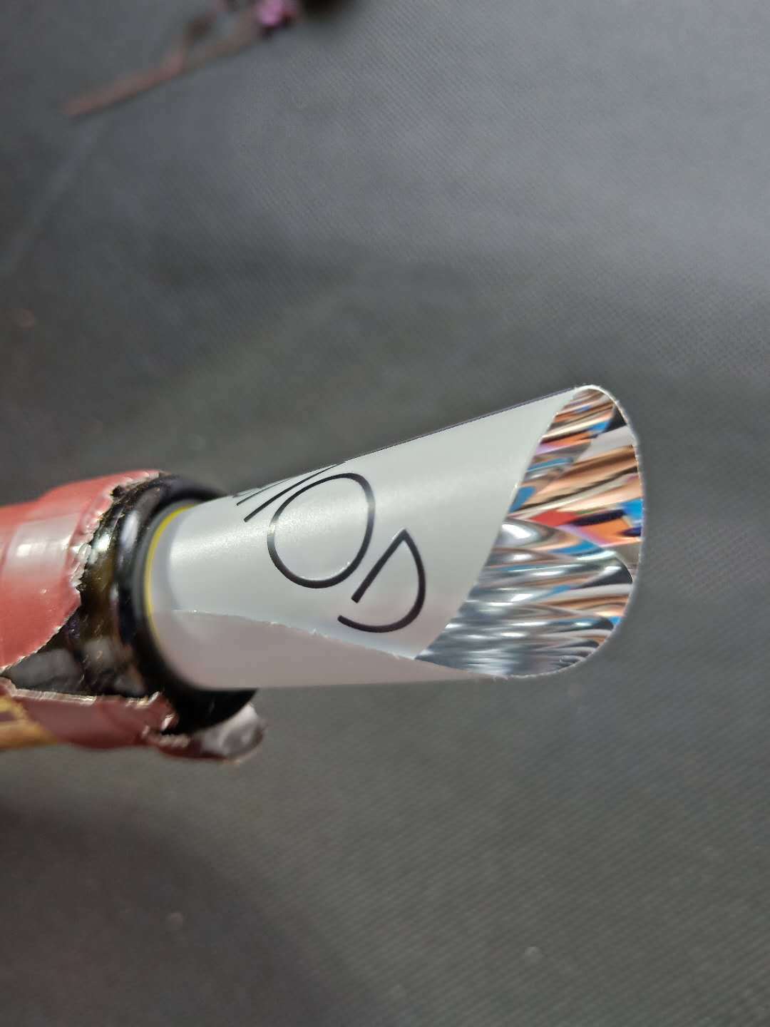 Professional wine pourer foreign wine sparkling wine brand promotion paper card food grade round drainage piece printable logo