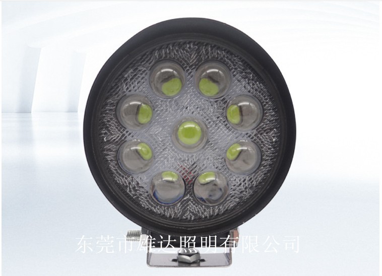 27W круглая линза светодиодный рабочий свет off-road автомобильный купольный свет