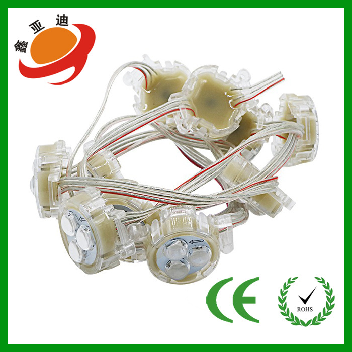 3см полноцветный точечный свет уличный водонепроницаемый светодиодный пиксельный свет рекламный знак стробоскоп контур цветного светящегося коня